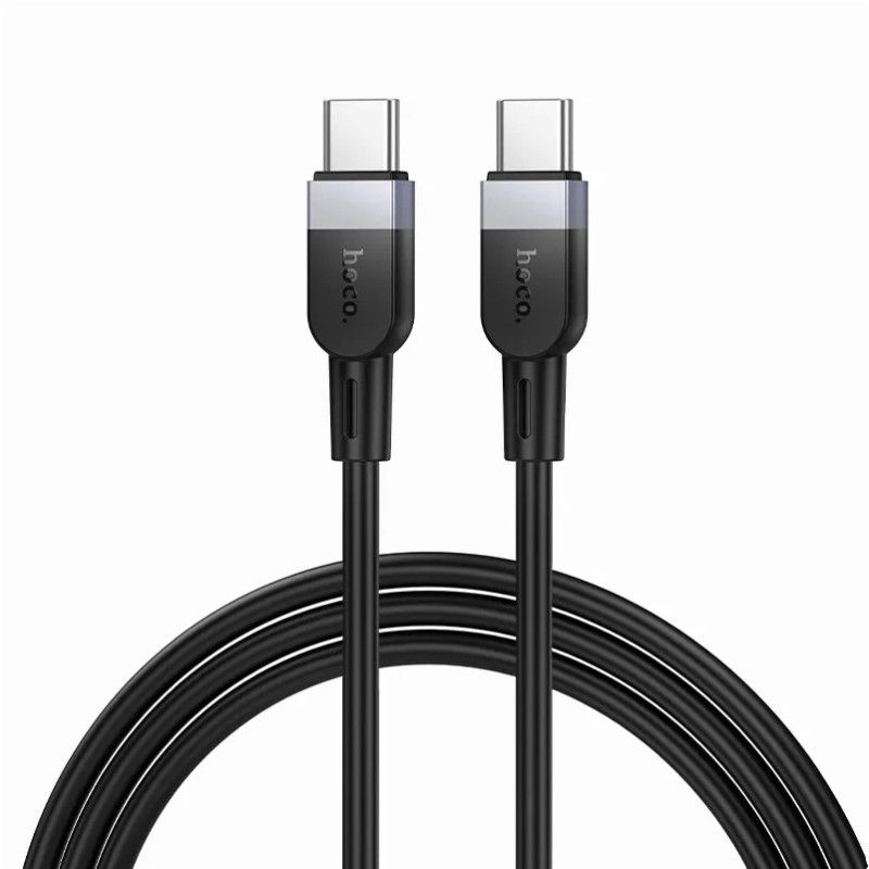 KABAL HOCO USB-C to USB-C 60W, 3A, 1m Black X109