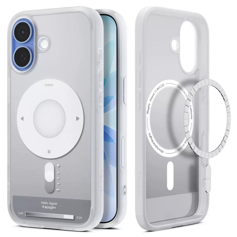 MASKA SPIGEN Ultra Hybrid Classic with MagSafe for Apple iPhone 17, Silver