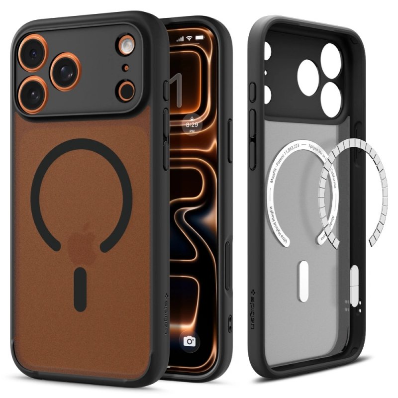 MASKA SPIGEN Ultra Hybrid with MagSafe for Apple iPhone 17 Pro, Frost Black