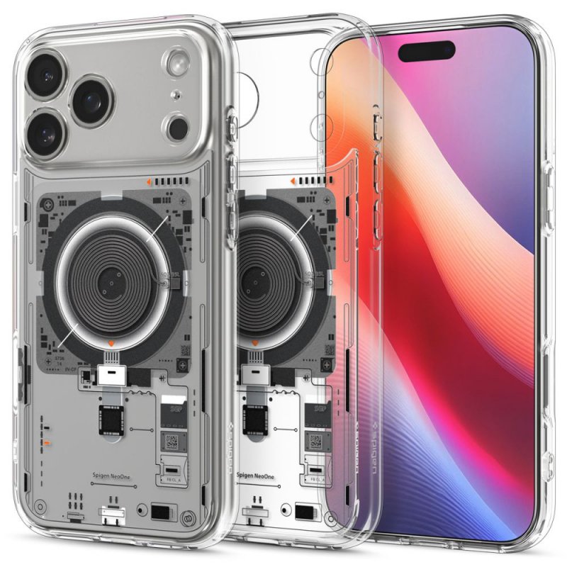MASKA SPIGEN Ultra Hybrid Neo One with MagSafe for Apple iPhone 17 Pro, Transparent