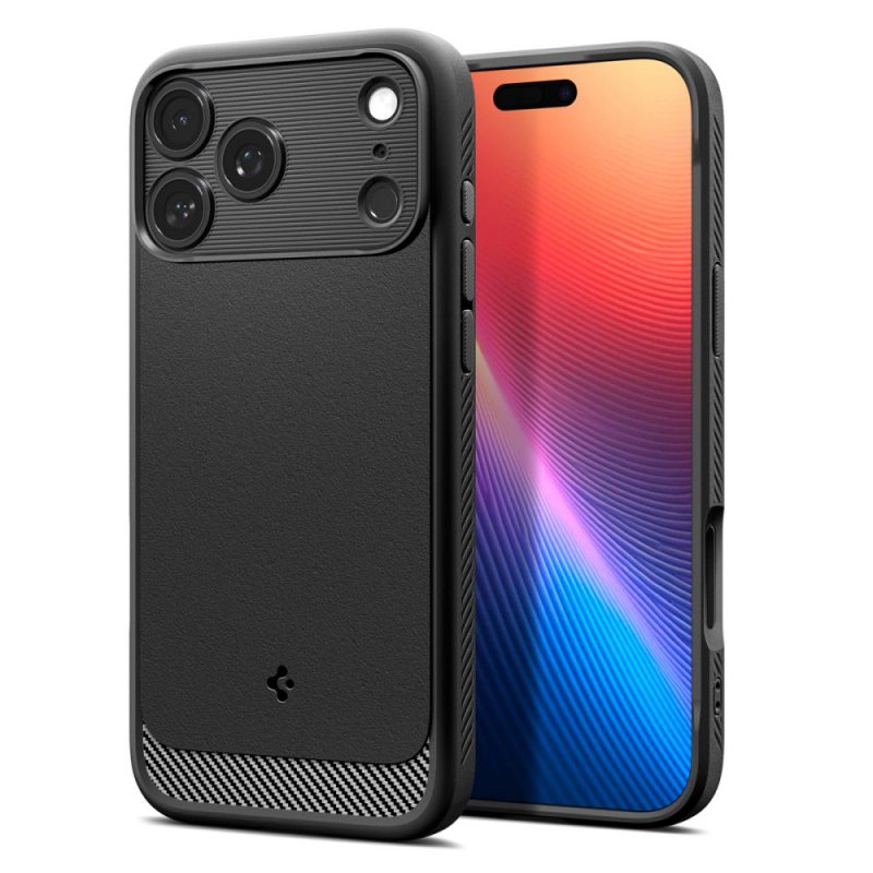 MASKA SPIGEN Rugged Armor with MagSafe for Apple iPhone 17 Pro Max, Matte Black