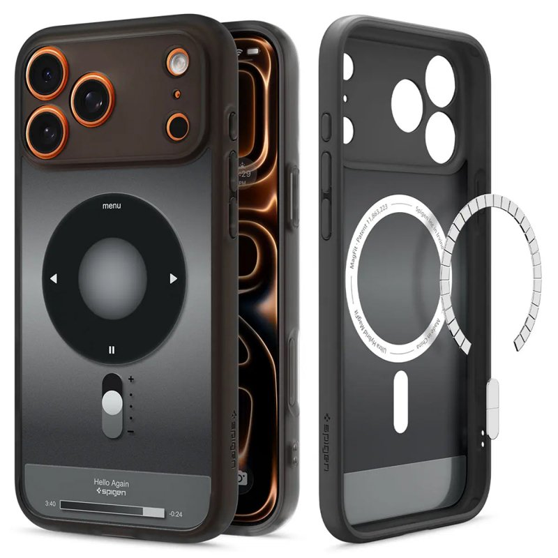MASKA SPIGEN Ultra Hybrid Classic with MagSafe for Apple iPhone 17 Pro Max, Black
