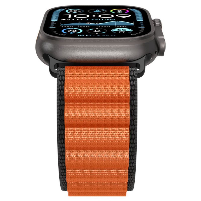 NARUKVICA SPIGEN Apple Watch WBF1 49/46/45/44mm Black Orange